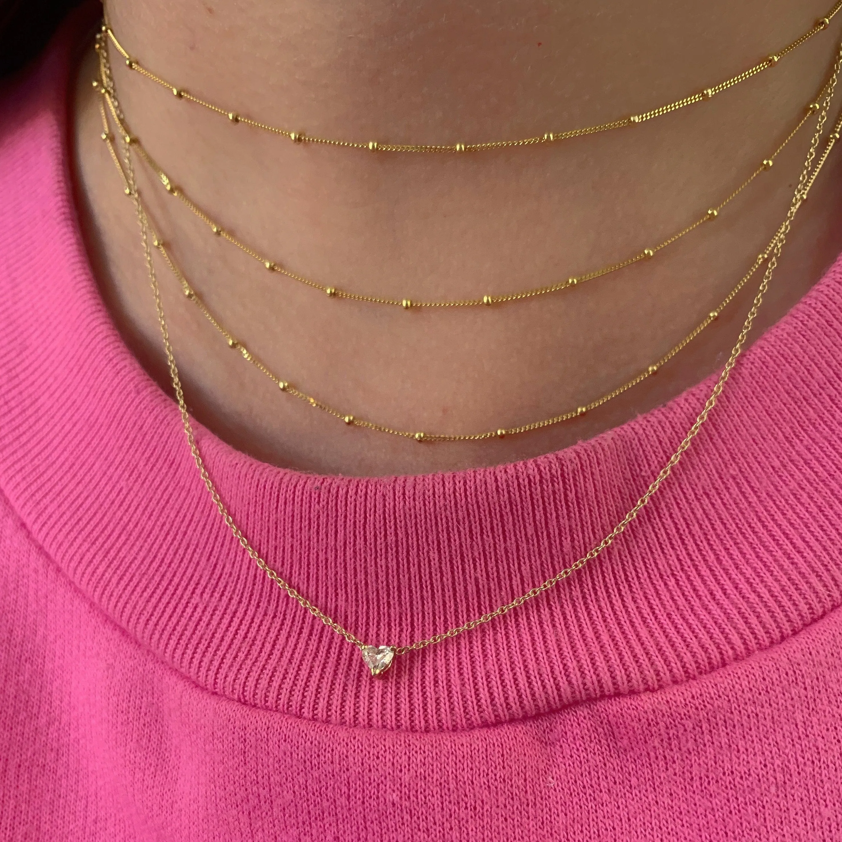 10K Gold Satellite Chain Choker