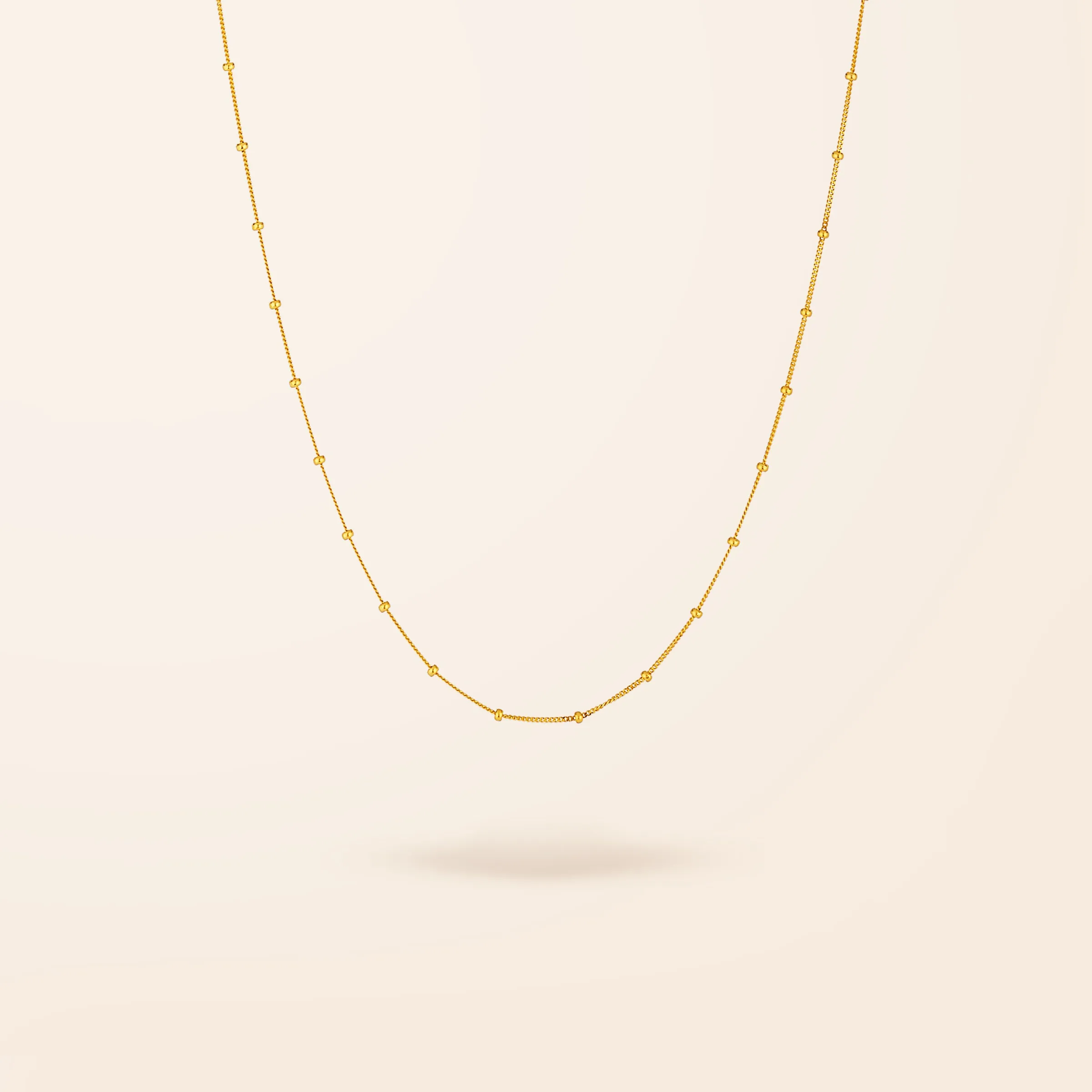 10K Gold Satellite Chain Choker