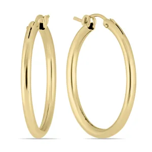 14K  Filled Hoop Earrings 27Mm