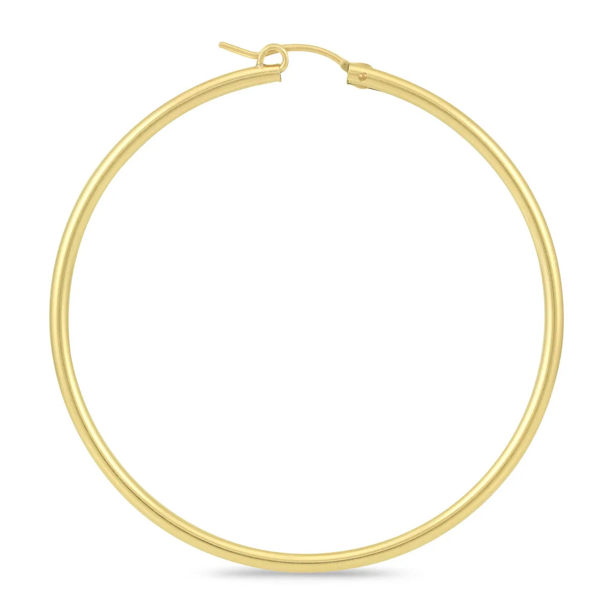 14K Yellow Gold Filled Hoop Earrings (55mm)