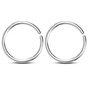 20G Simple Seamless Nose Hoop Cartilage Rings