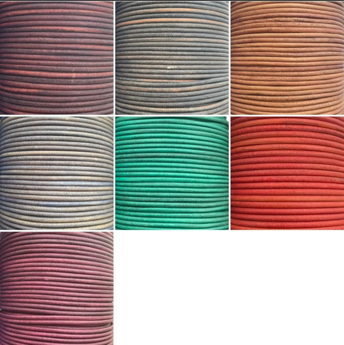 2.5mm Round Real Genuine Craft Jewellery Leather String Cord Lace Thong 100m