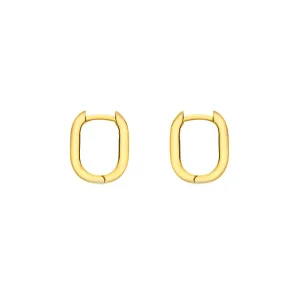 9K Yellow Gold Hoop Earrings - 1.53.9990