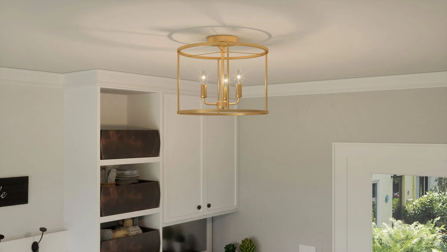 Abner Semi Flush Mount