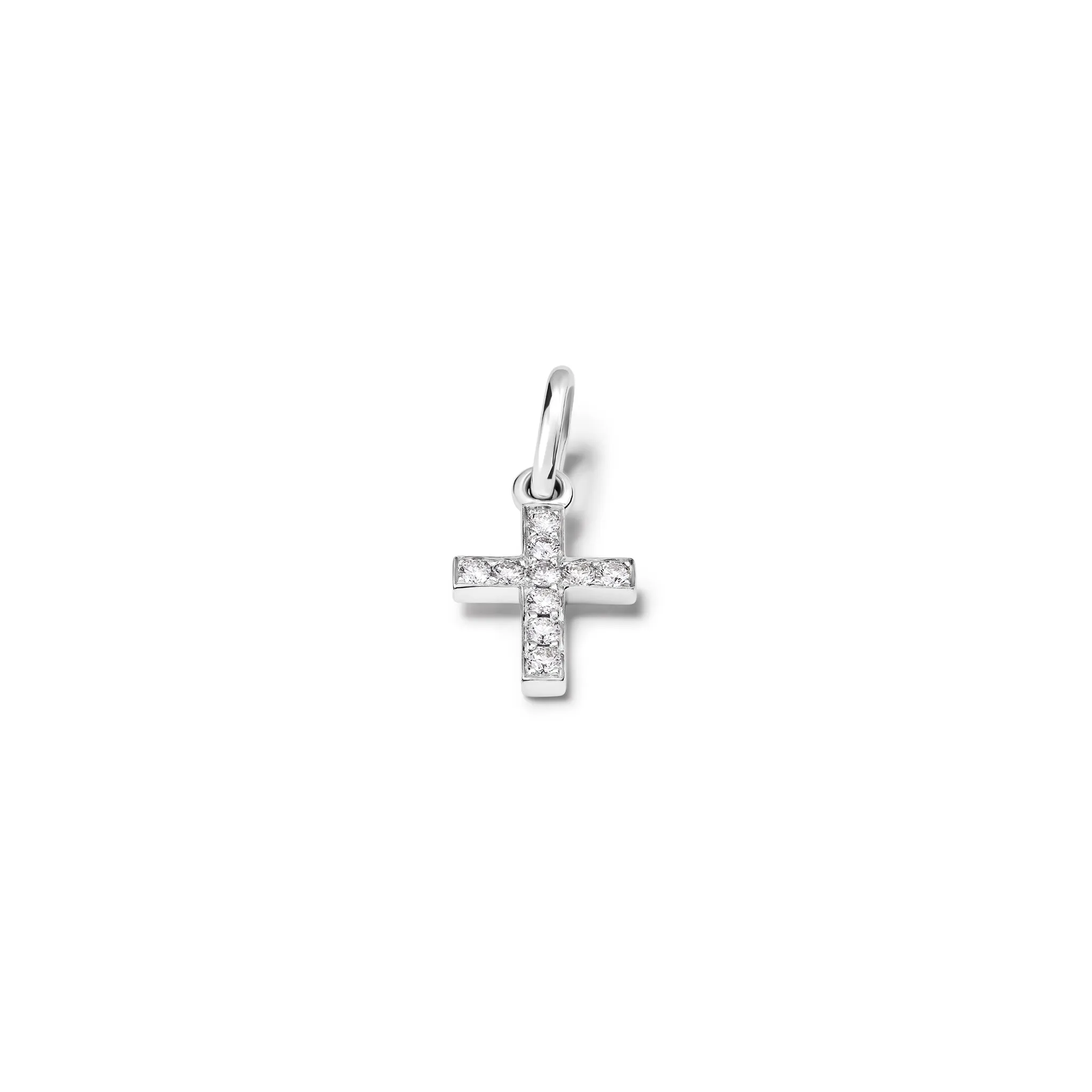 Aeternitas Etoile Cross Pendant White Gold - Diamond