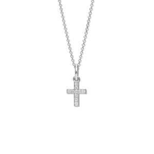 Aeternitas Etoile Cross Pendant White Gold - Diamond