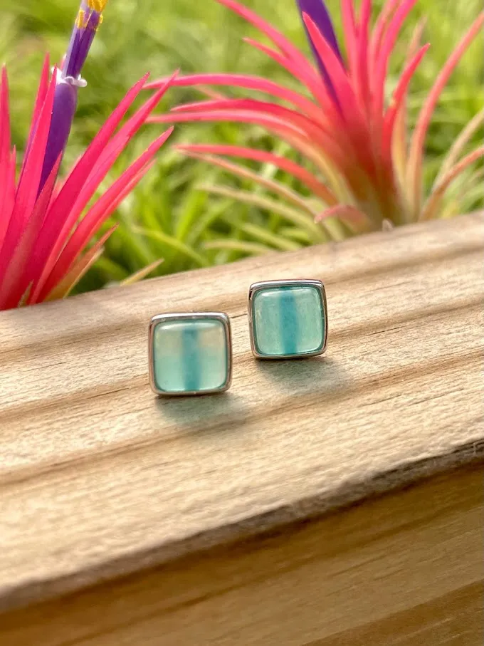 Amazonite Crystal Earrings