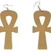 Ankh earrings (gold tone)