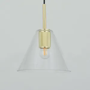 ANKUR CONE GLASS PENDANT