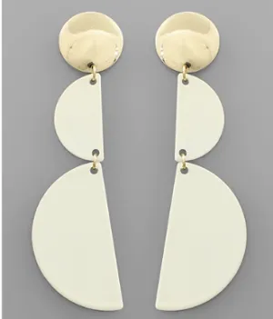 Archie Drop Ivory Earrings