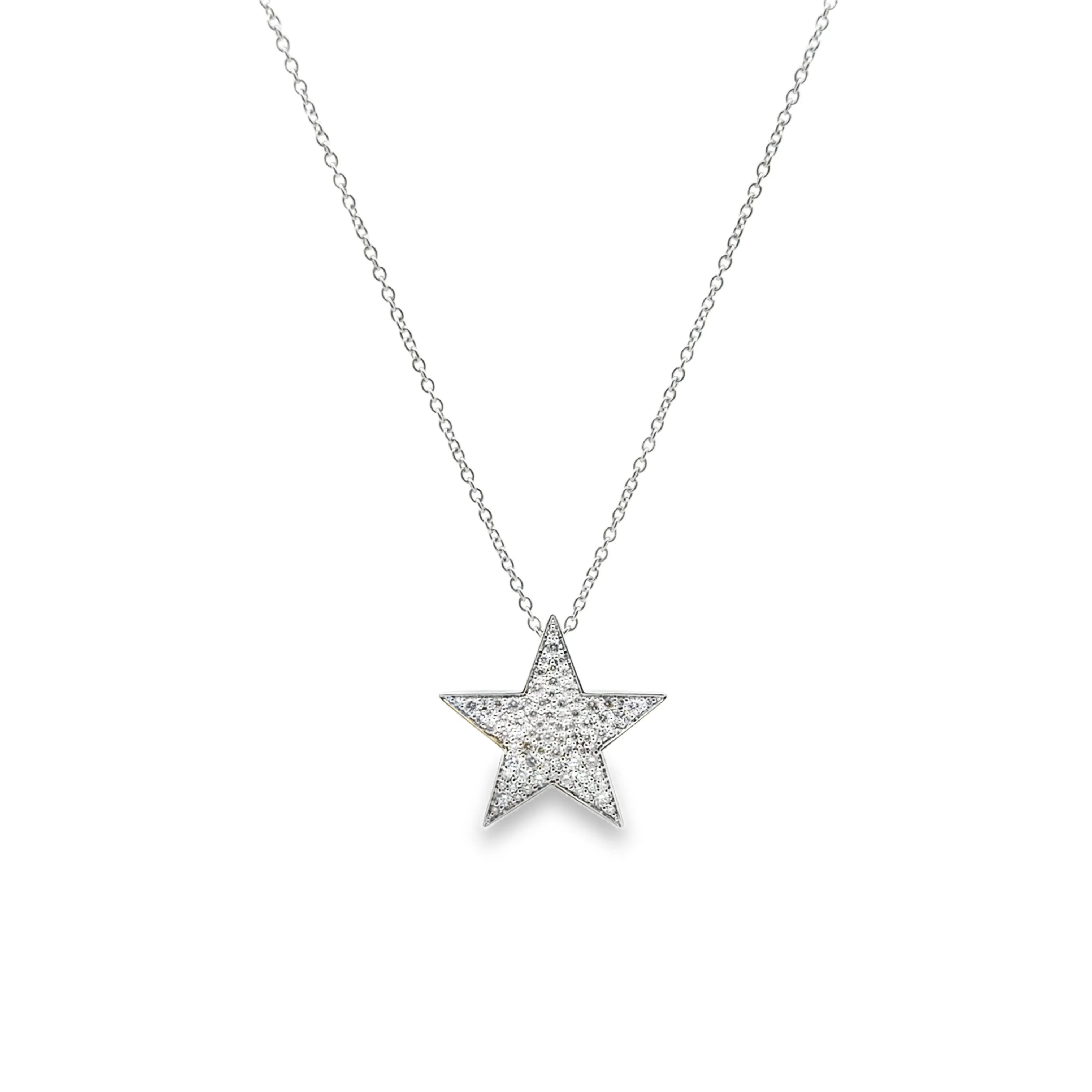 Aspery and Guldag Diamond Star Necklaces