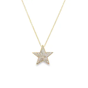 Aspery and Guldag Diamond Star Necklaces