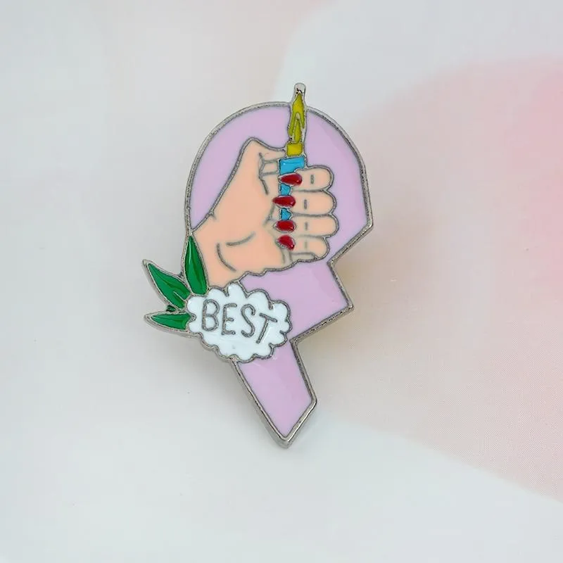 Best Buds Enamel Pins