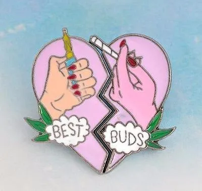 Best Buds Enamel Pins