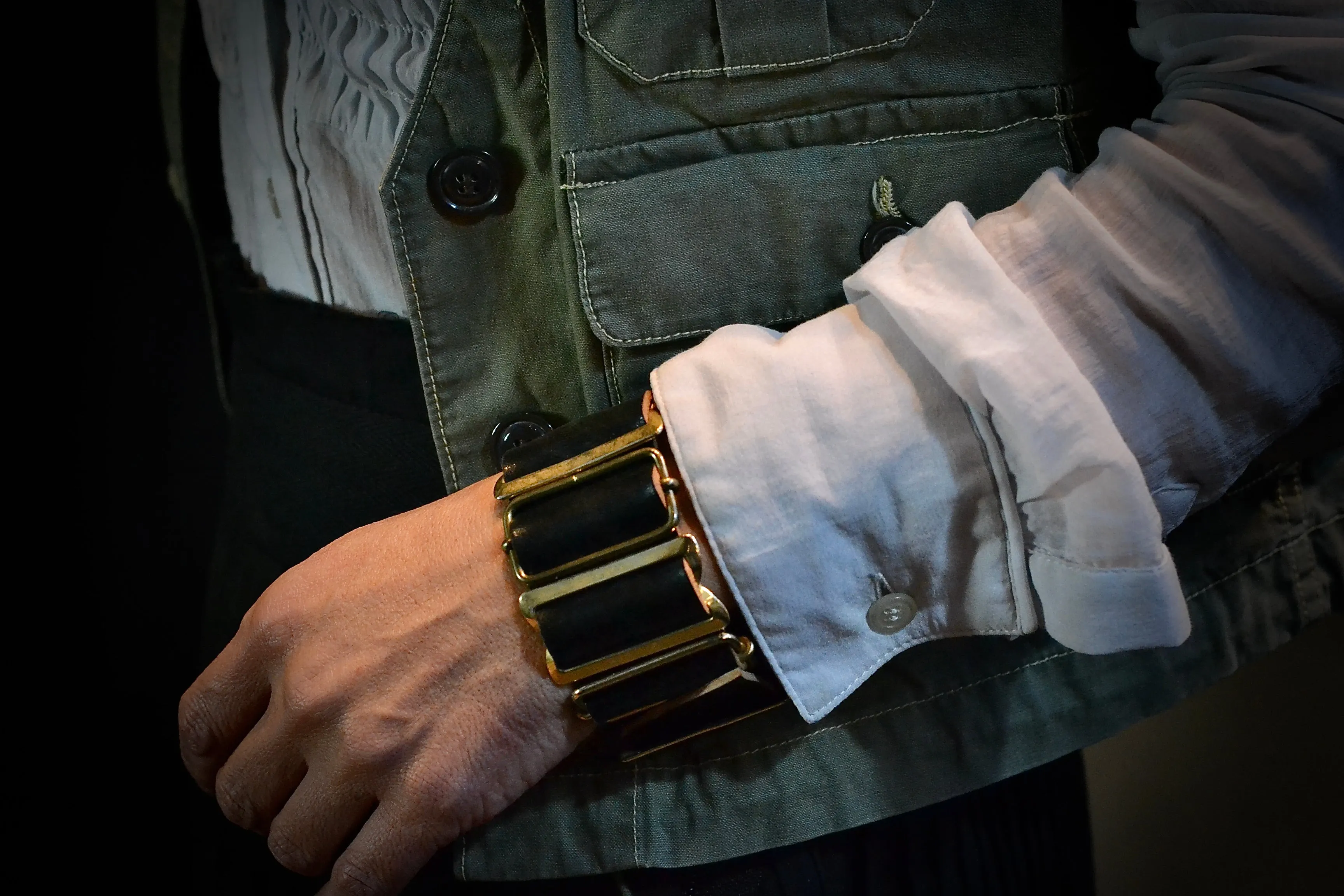 Bracelet | Belt buckle cuff