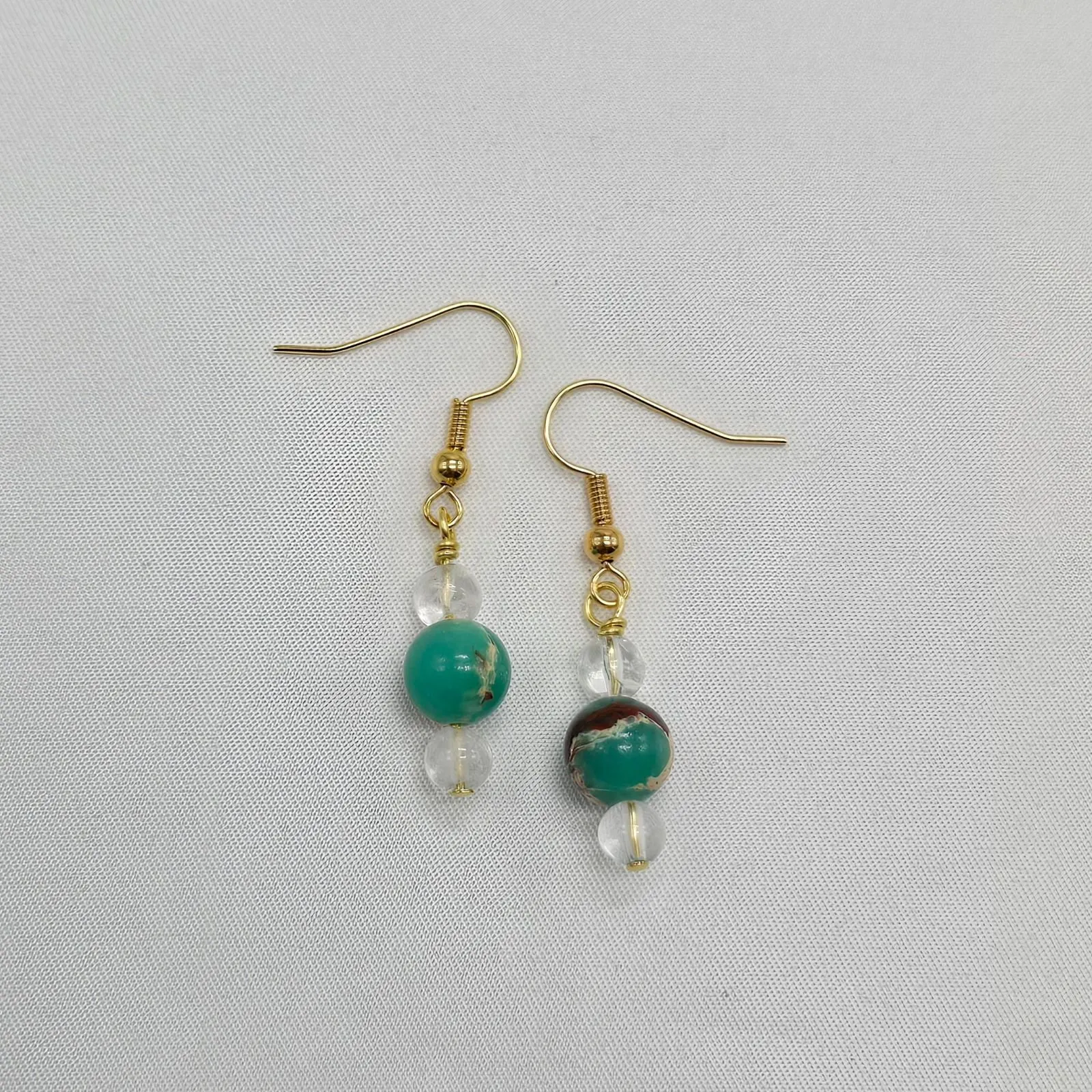 Brazilian Aqua Earrings