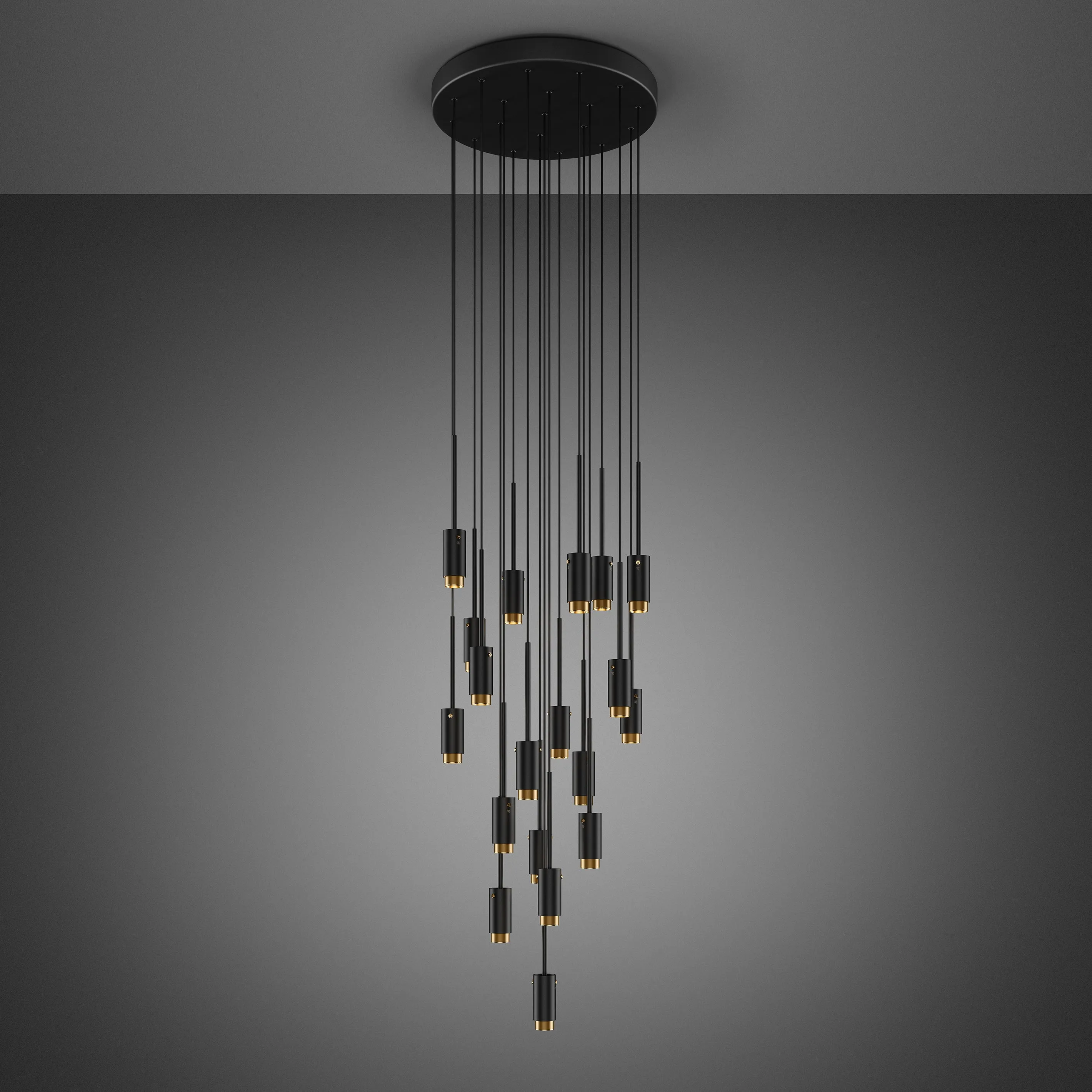 Buster   Punch Exhaust Chandelier