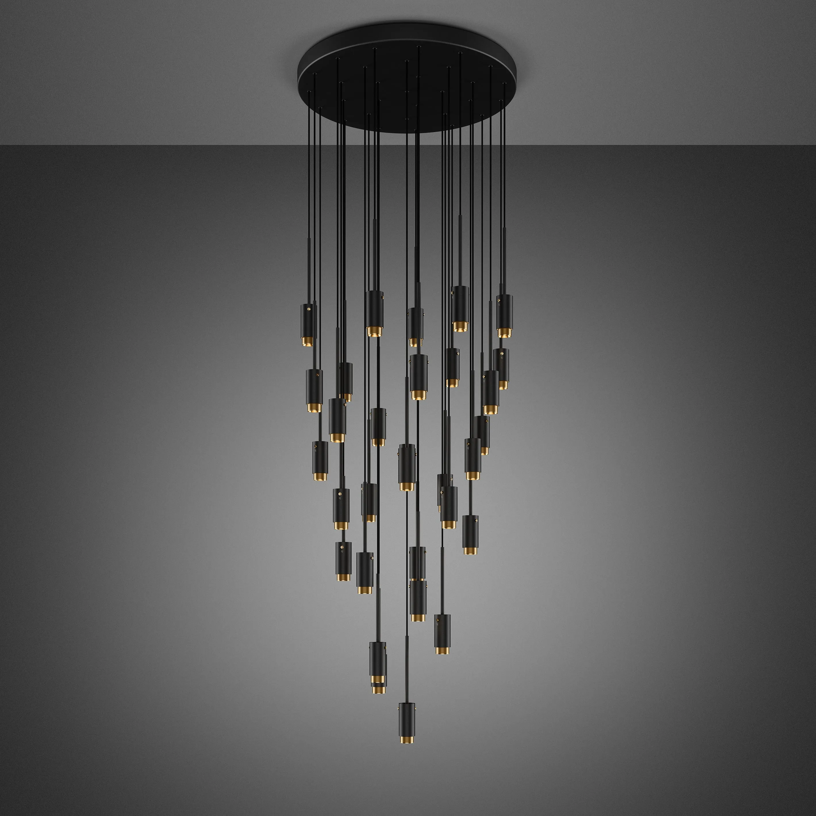 Buster   Punch Exhaust Chandelier