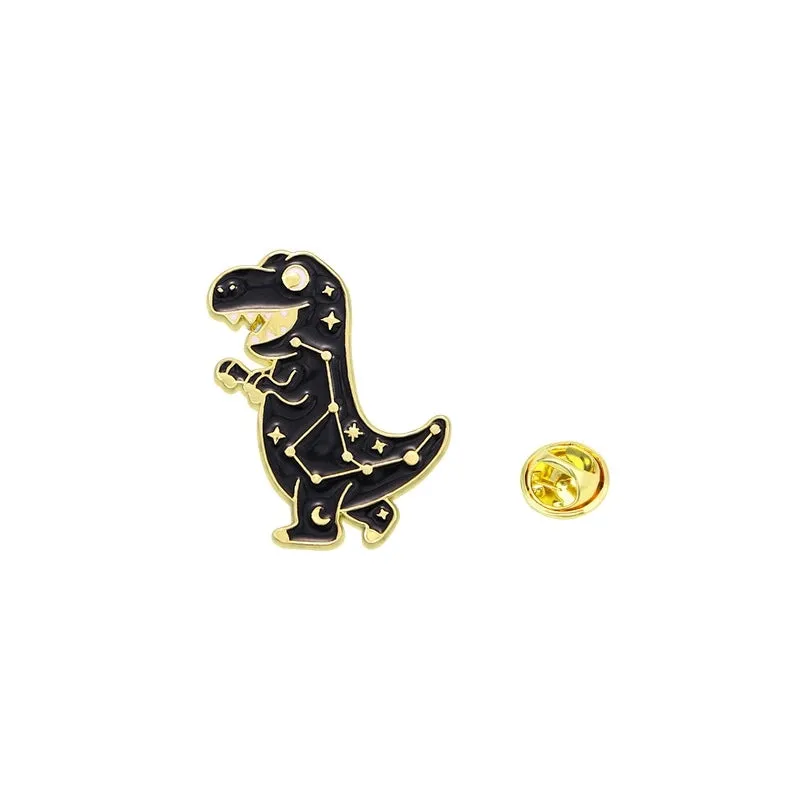 Cartoon Style Cute Pin Dinosaur Alloy Enamel Stoving Varnish Kid'S Brooches