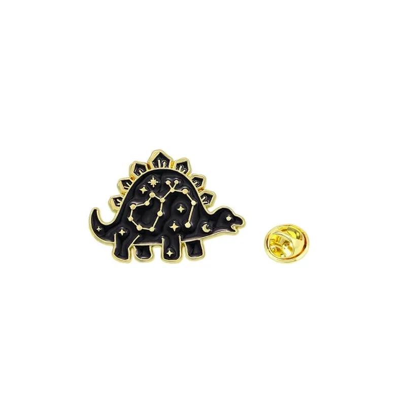 Cartoon Style Cute Pin Dinosaur Alloy Enamel Stoving Varnish Kid'S Brooches