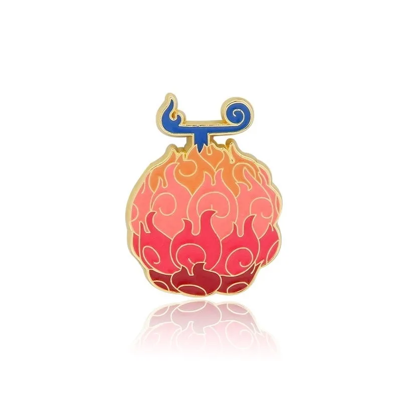 Cartoon Style Pin Fruit Alloy Enamel Unisex Brooches