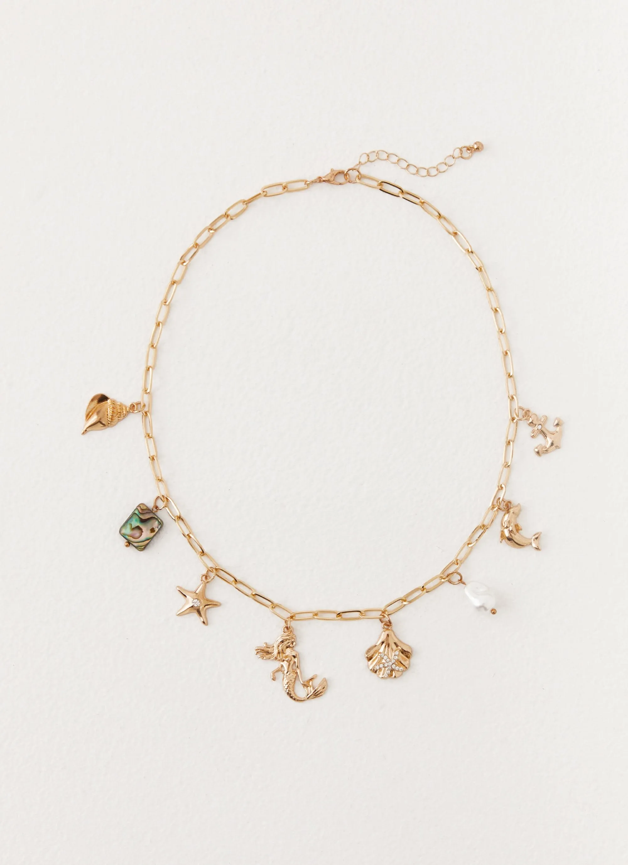 Celia Charm Necklace - Multi