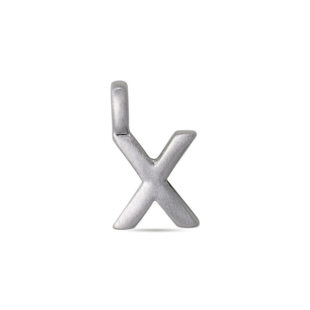 CHARM X pendant, silver-plated