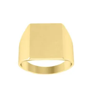 Chunky Square Trendy Signet Ring Women - 14mm x 12mm