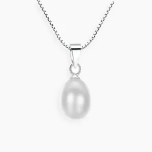 Classic Pearl Pendant in Sterling Silver | Irosk