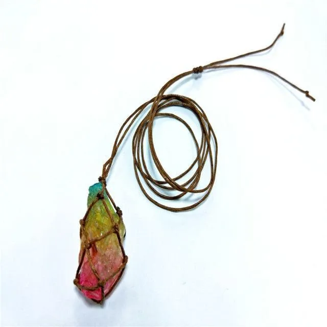 Copper Wire with Natural Stone Pendants