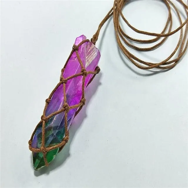 Copper Wire with Natural Stone Pendants