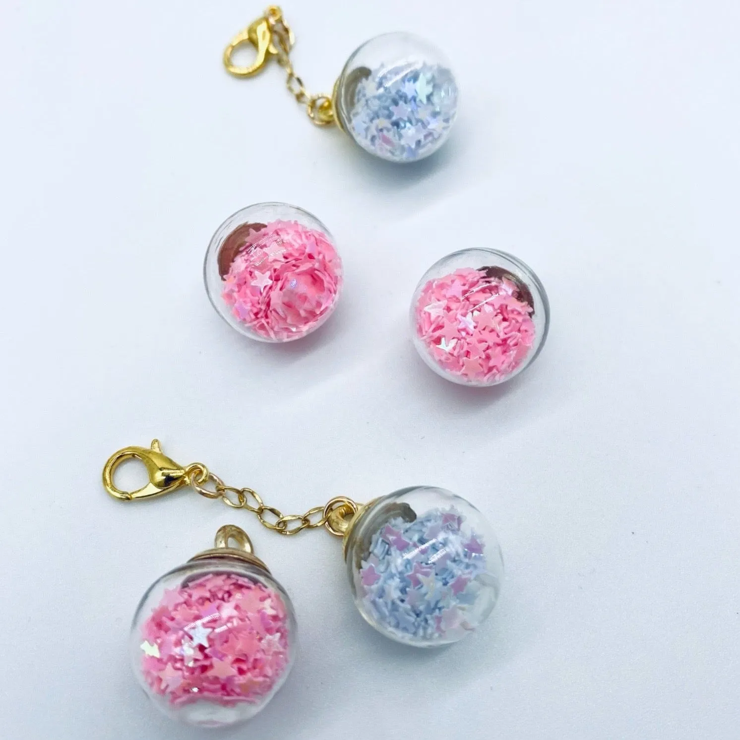 Crystal Ball Pendant Charms