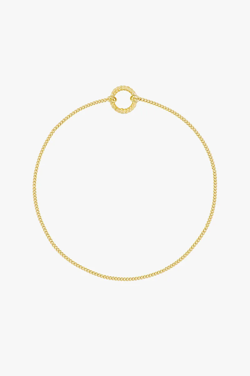 Curb clasp chain gold plated