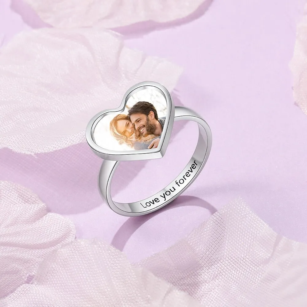 Customized Engraving & Photo Ring