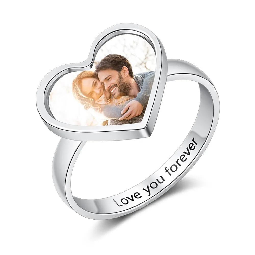 Customized Engraving & Photo Ring