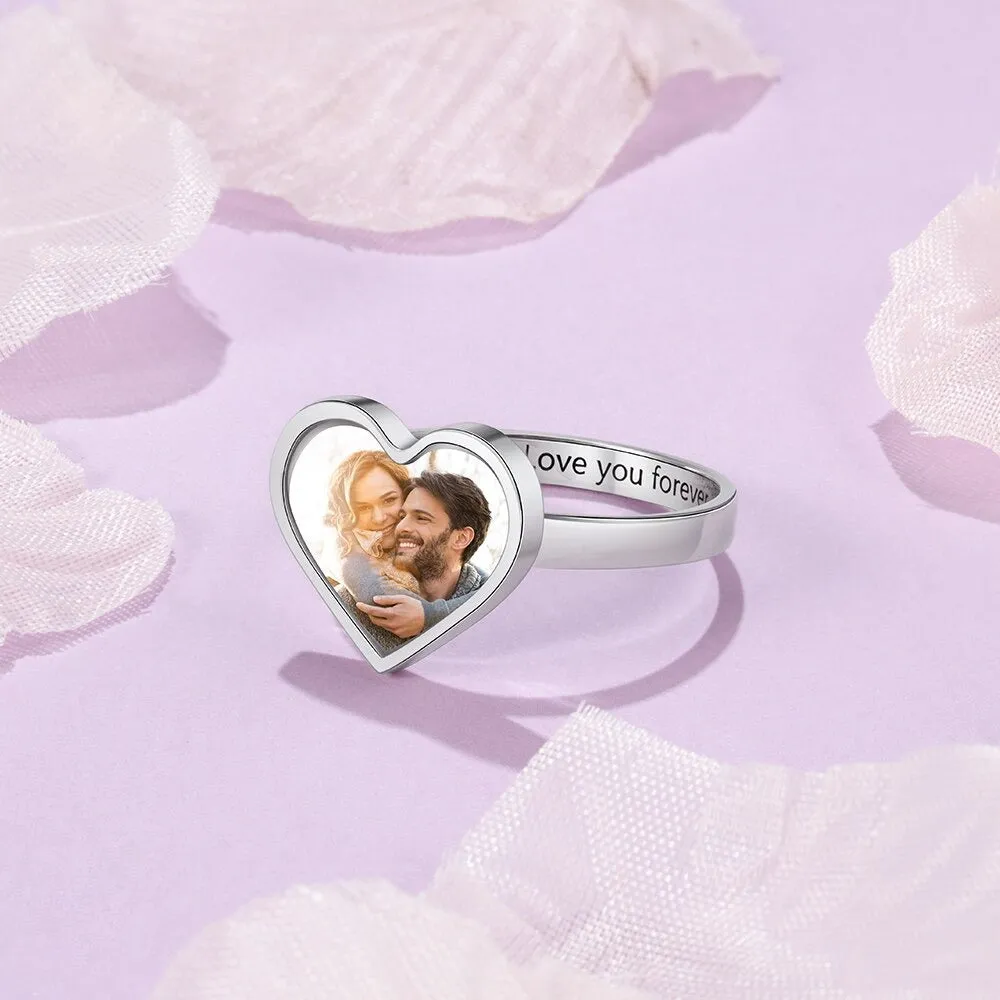 Customized Engraving & Photo Ring