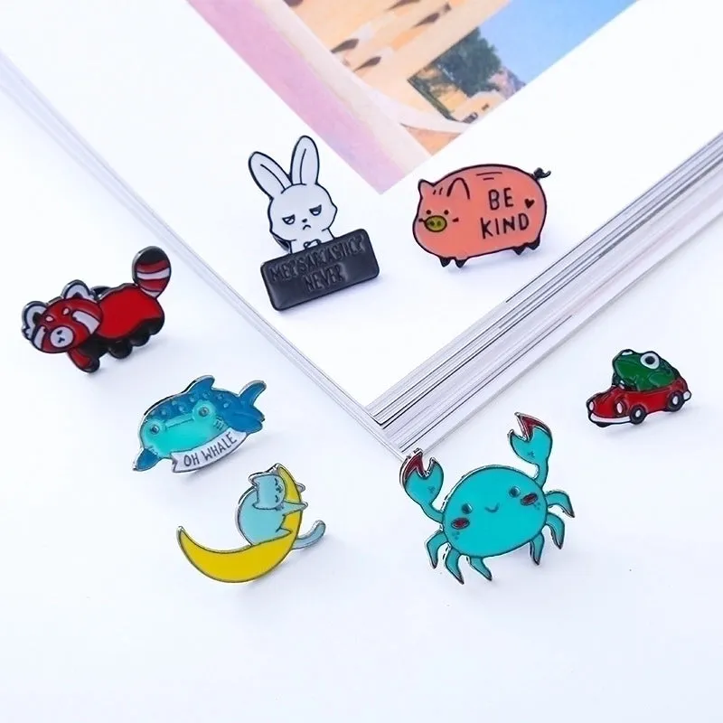 Cute Pin Animal Alloy Enamel Unisex Brooches