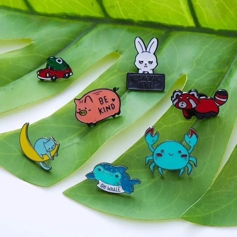 Cute Pin Animal Alloy Enamel Unisex Brooches