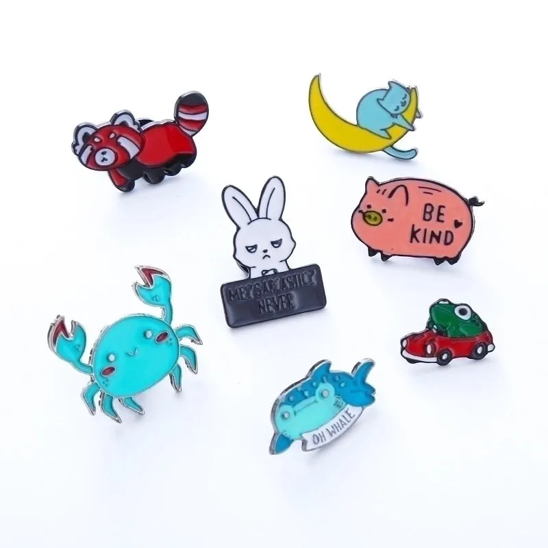 Cute Pin Animal Alloy Enamel Unisex Brooches