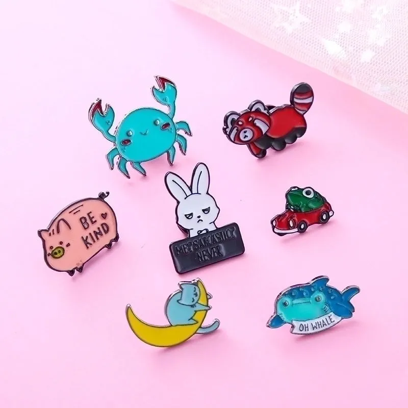 Cute Pin Animal Alloy Enamel Unisex Brooches