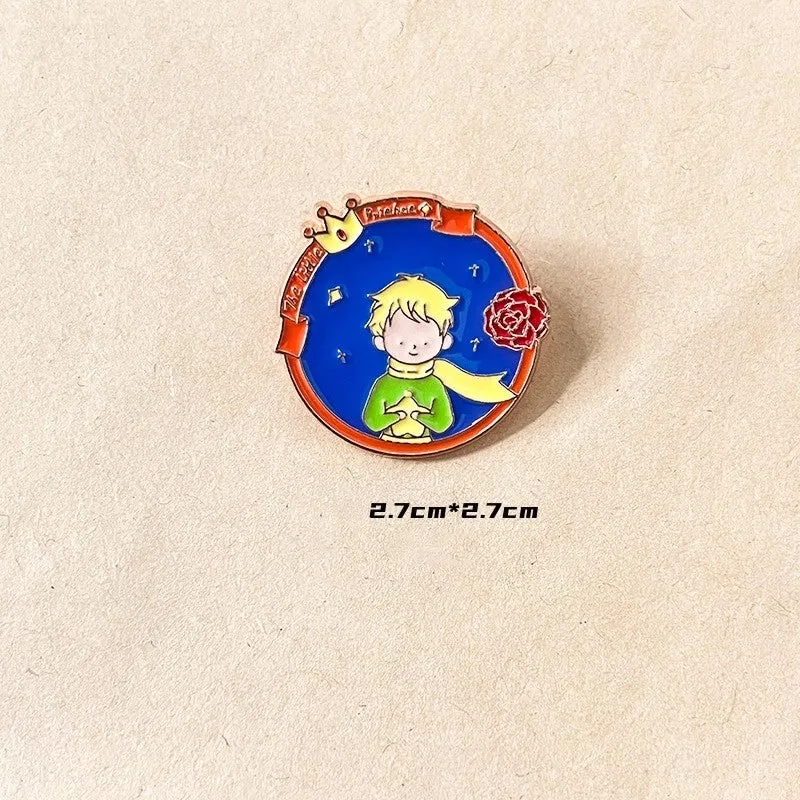 Cute Pin Cartoon Character Zinc Alloy Enamel Unisex Brooches