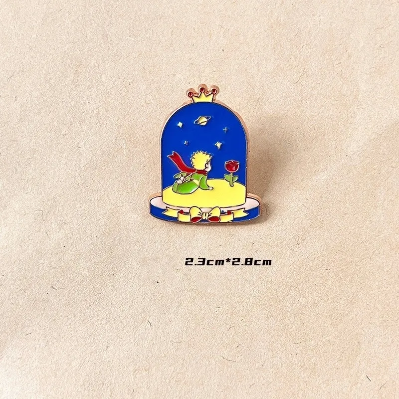 Cute Pin Cartoon Character Zinc Alloy Enamel Unisex Brooches