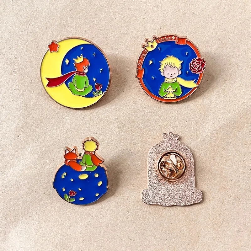 Cute Pin Cartoon Character Zinc Alloy Enamel Unisex Brooches