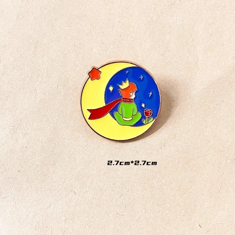 Cute Pin Cartoon Character Zinc Alloy Enamel Unisex Brooches