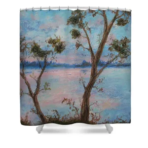 Day Night Flight Sight - Shower Curtain