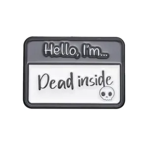 Dead Inside Brooch Enamel Pin