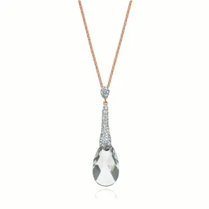 Eclipse Sterling Silver & Rose Gold Plated Necklace Pendant