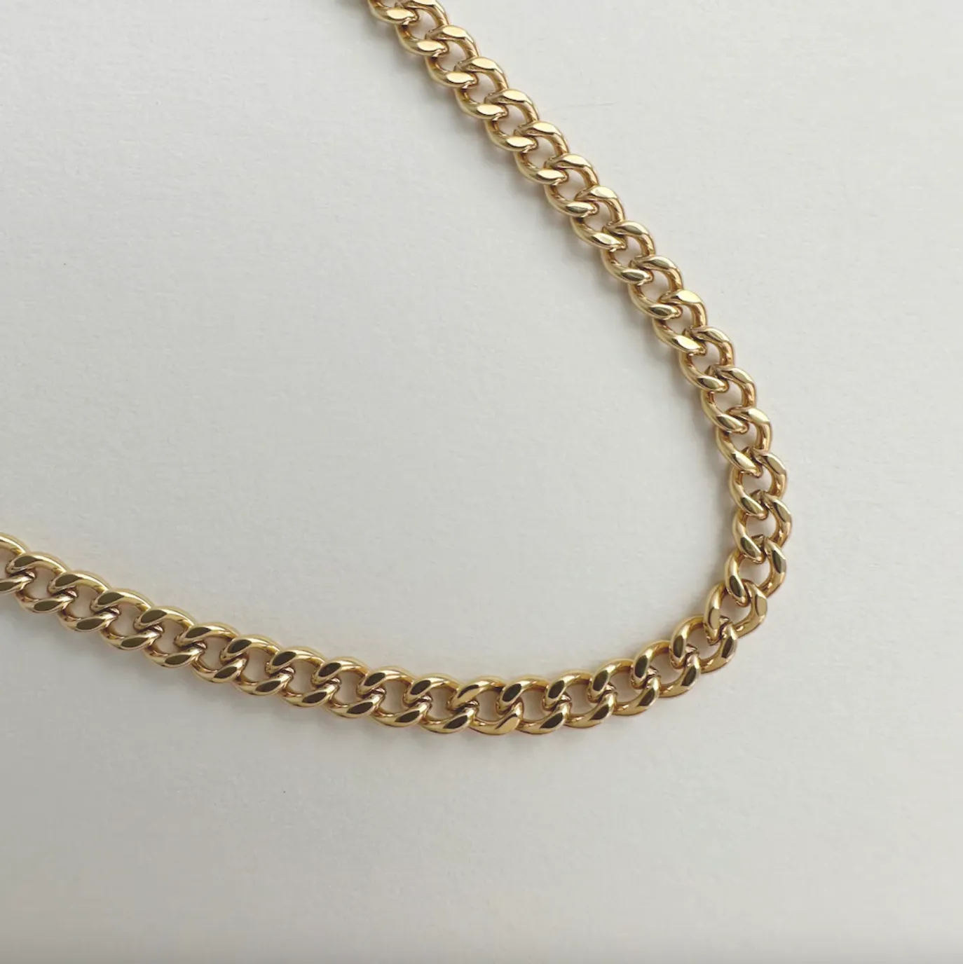 elena cuban chain necklace