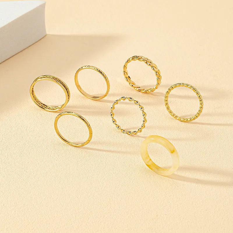 European Chic Stackable Ring Set from Planderful Vienna Verve Collection