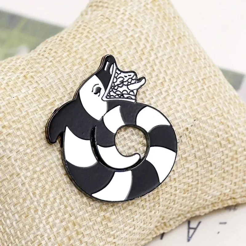 Fashion Pin Snake Alloy Enamel Unisex Brooches